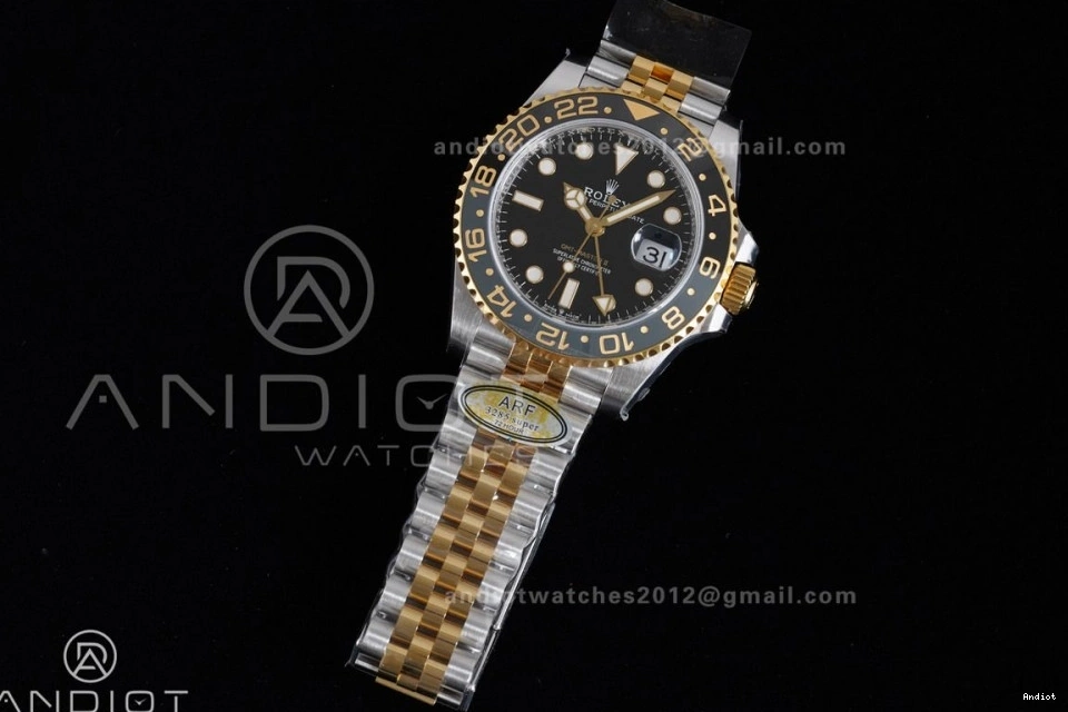 on Master V YG New Bold GRNR ARF GMT II Bracelet 856 SH3285 126713 Black Edition SS Dial Jubilee Best 0707